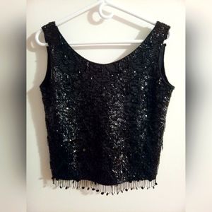Cida's 🖤 Vintage sparkly top shirt